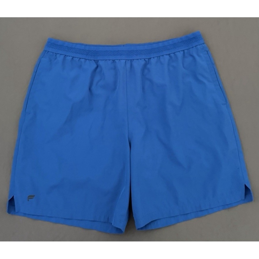 Fabletics Fundamental Shorts Mens Size XL Blue Lined Pocket Athletic Tranning